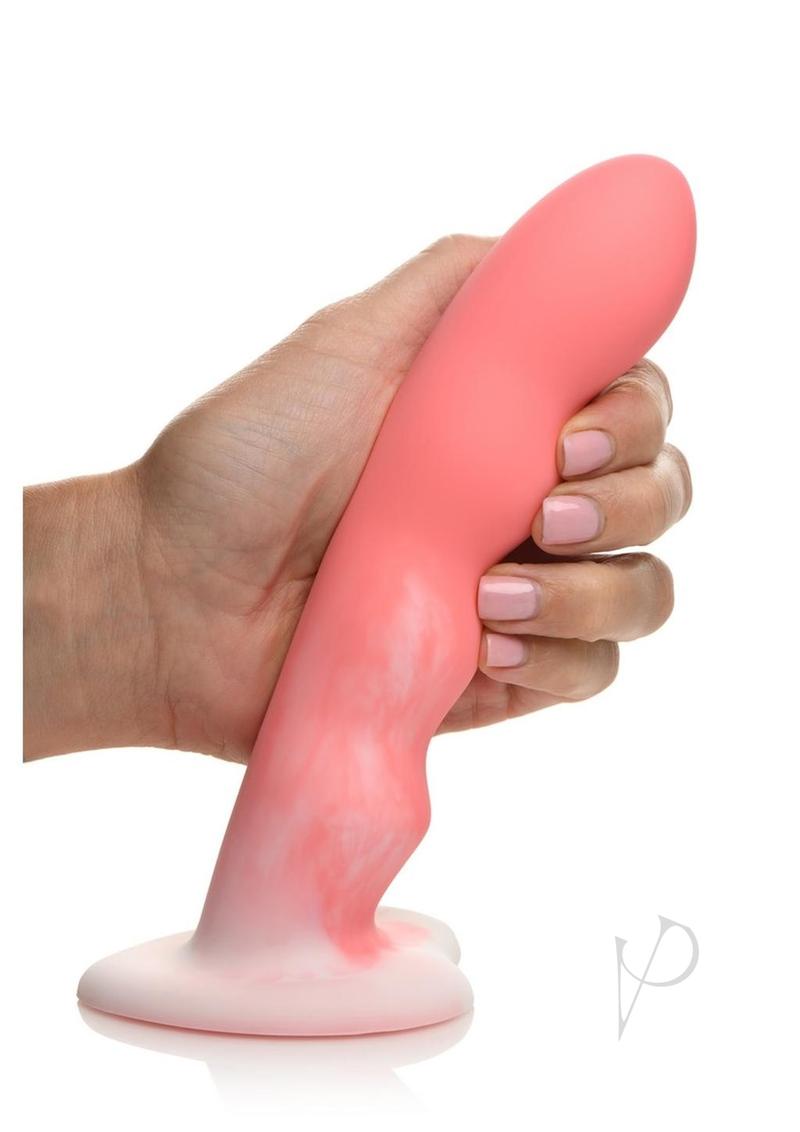 Simply Sweet Wavy Dildo Pnk/wht