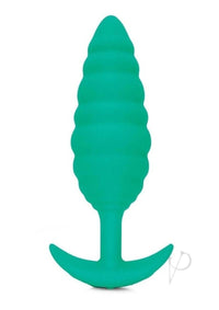 B-vibe Twist Texture Plug Green