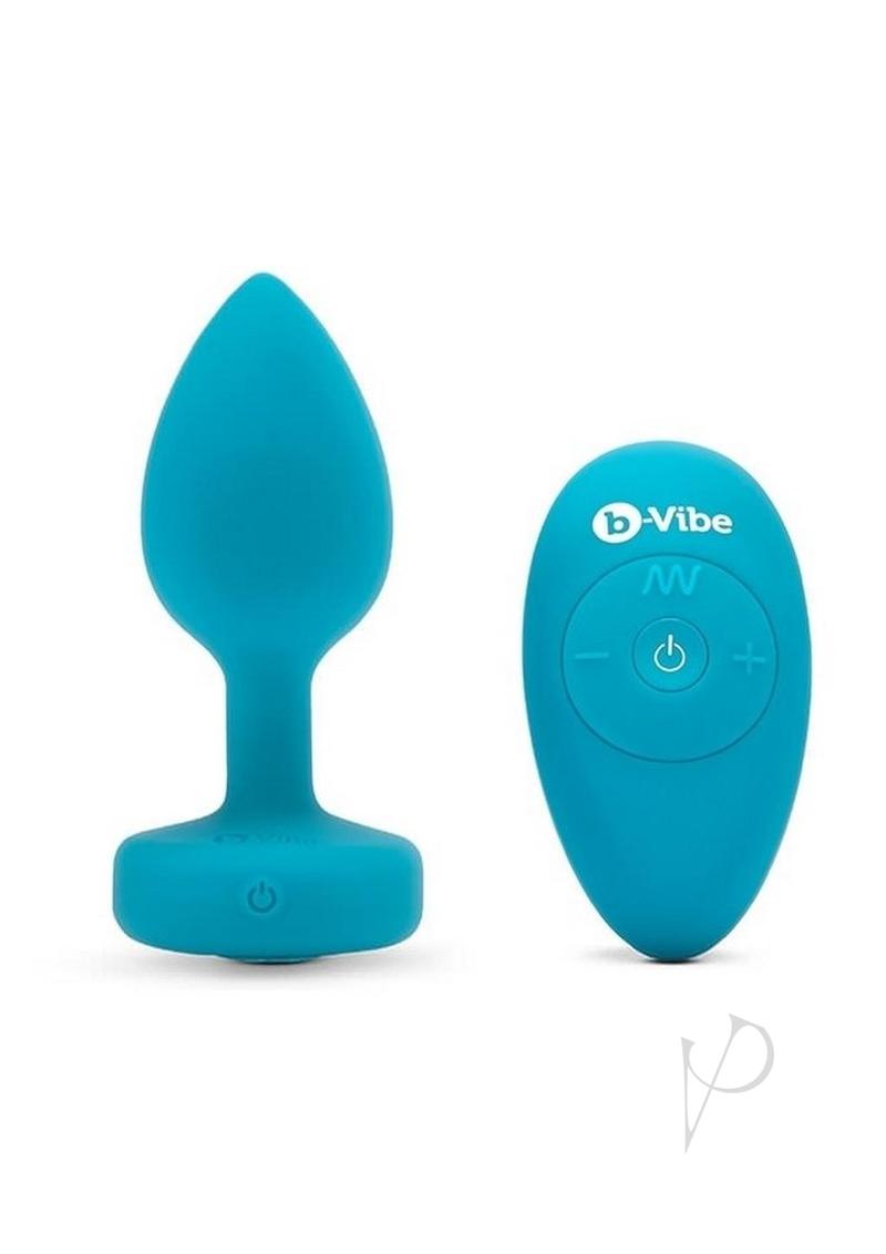 B-vibe Vibrate Jewel Plug S/m Teal