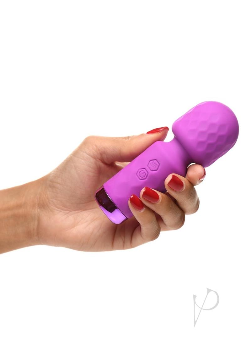 Bang 10x Mini Silicone Wand Purple