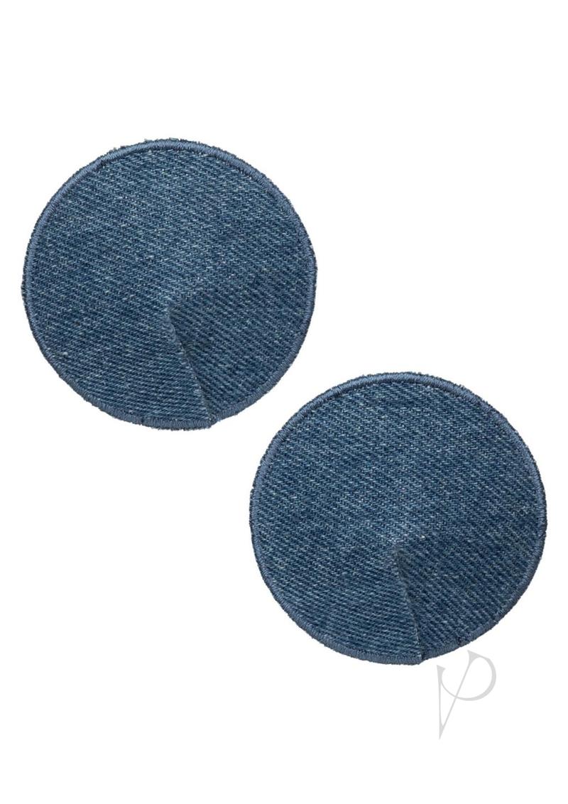 Ride Em Premium Denim Coll Round Pasties