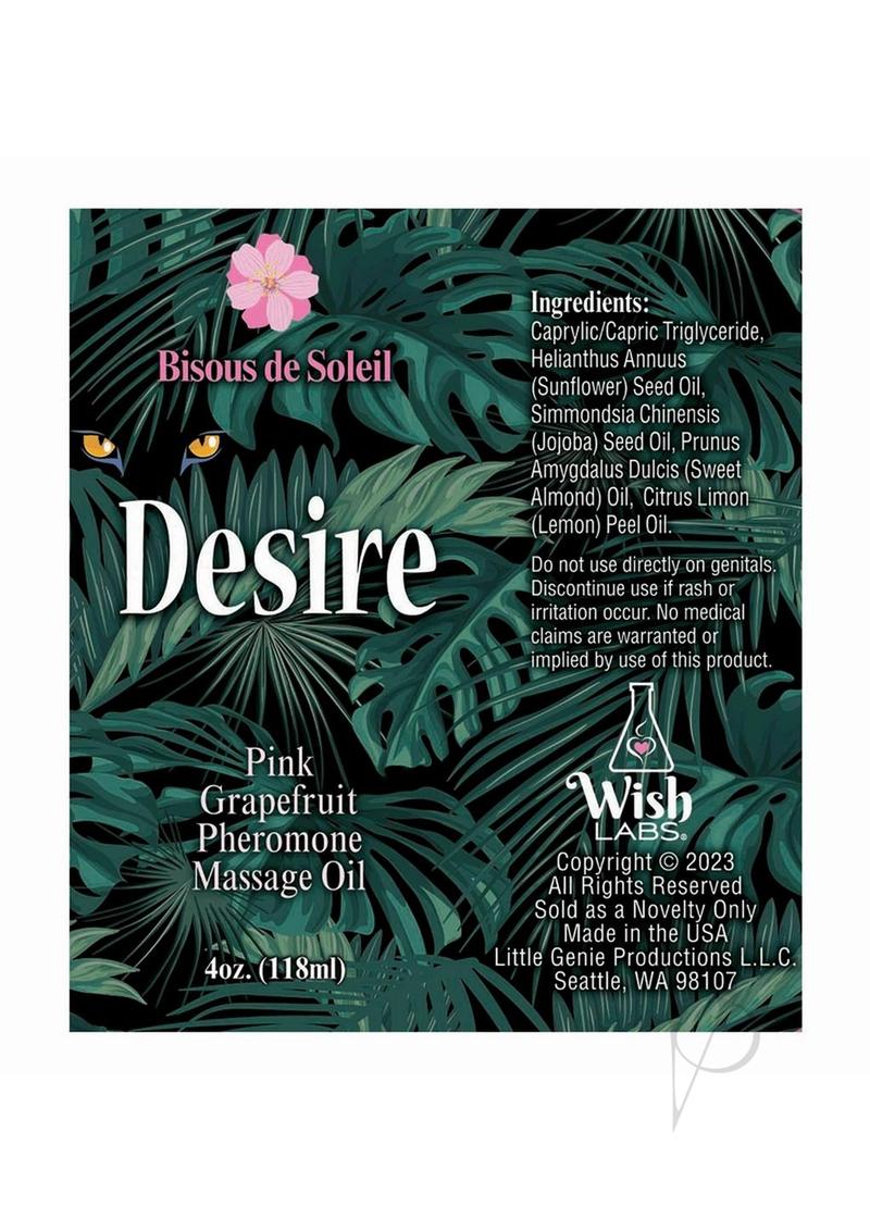 Desire Peromone Oil Pink Grapefruit 4oz