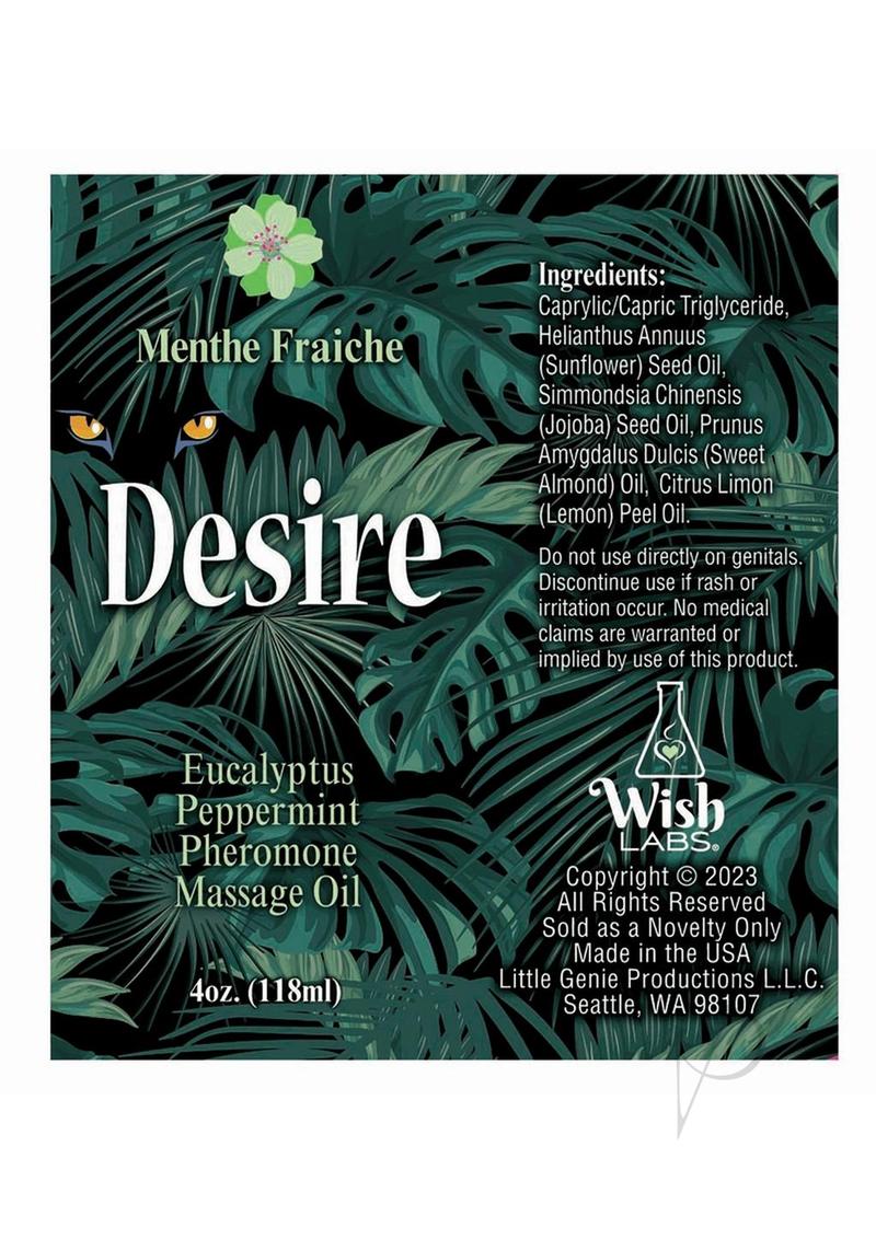 Desire Peromone Oil Eucalyptus 4oz