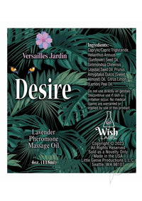 Desire Peromone Oil Lavender 4oz