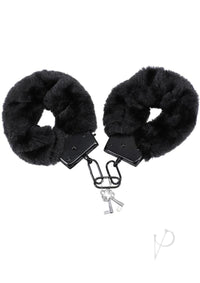 Merci Fluff Cuffs Black