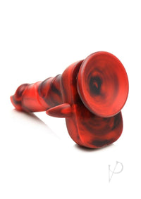 Creature Cocks Horny Devil Demon Silicone Dildo Red & Black