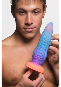 Tenta Cock Glow in the Dark Silicone Dildo