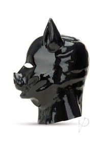 Prowler Red Latex Pig Hood Black