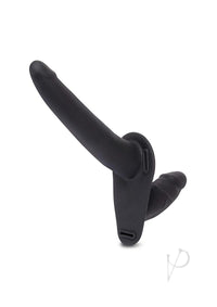 Lux F Silicone Strapon Harn Dildo Black