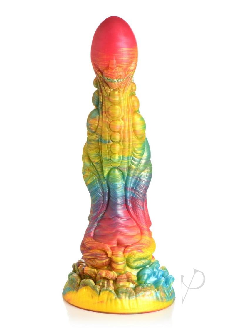Creature Cocks Majestic Merman Silicone Dildo Rainbow