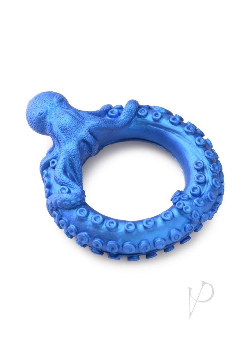 Creature Cocks Poseidon's Octo Ring Silicone Cock Ring Blue