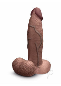 B-vibe Slipskin Dildo Girthy 7 Brn