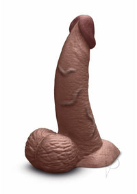 B-vibe Slipskin Dildo Curve 6.5 Brn