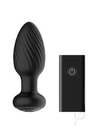 Tornado Butt Plug Md Black