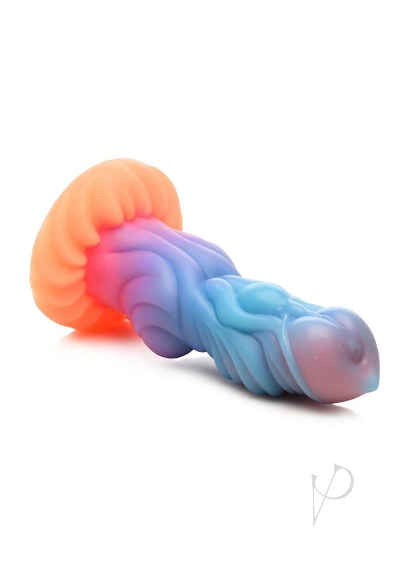 Creature Cock Alien Invader Glow in the Dark Silicone Dildo