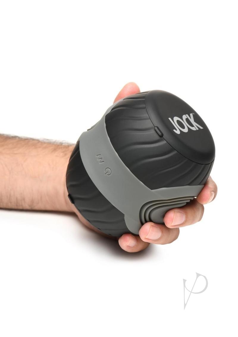 Jock Vibe Squeeze Masturbator Black