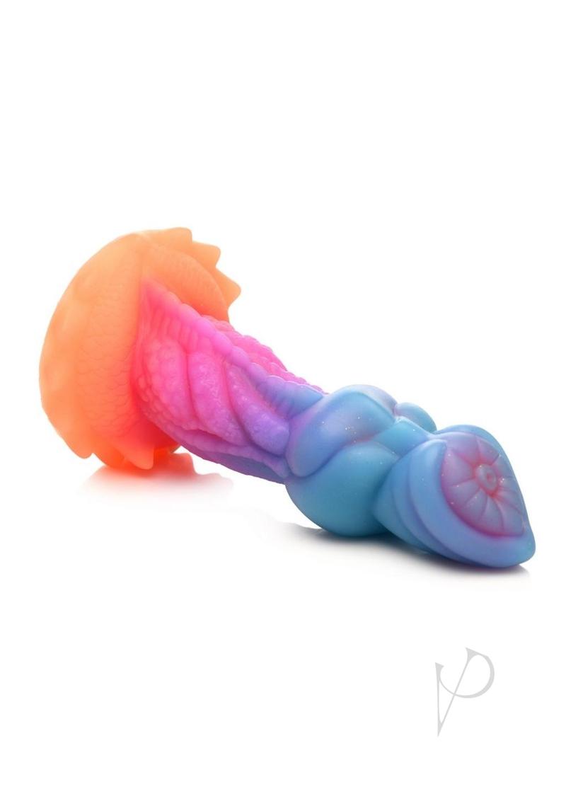 Creature Cocks Aqua Cock Glow in the Dark Dildo
