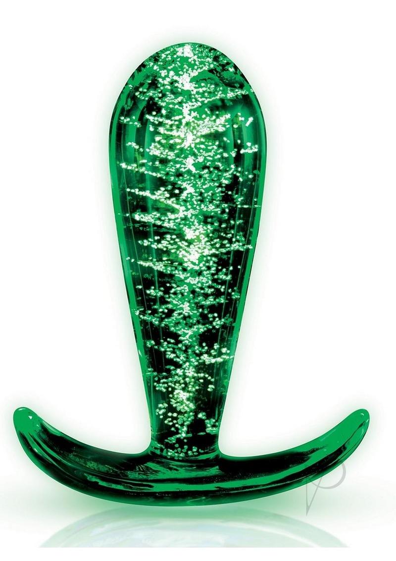 Whipsmart Glass Plug Curve Base 3.5