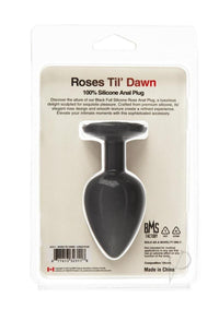Roses Til Dawn Lg Black