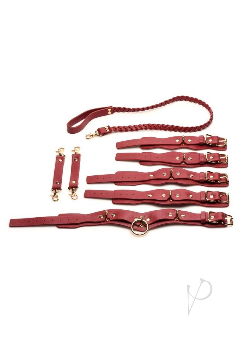Bedroom Bliss Lovers Restraints Set Red