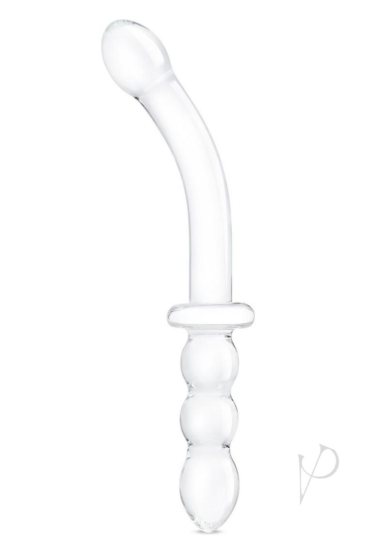 Girthy Rib Gspot Glass Dildo Handle