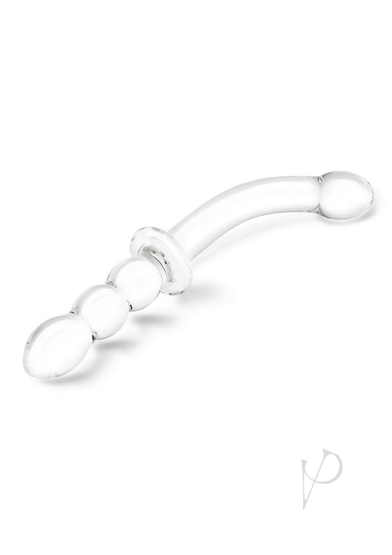 Girthy Rib Gspot Glass Dildo Handle