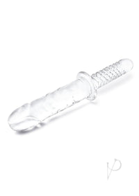 Girthy Cock Glass Double End Handle 11