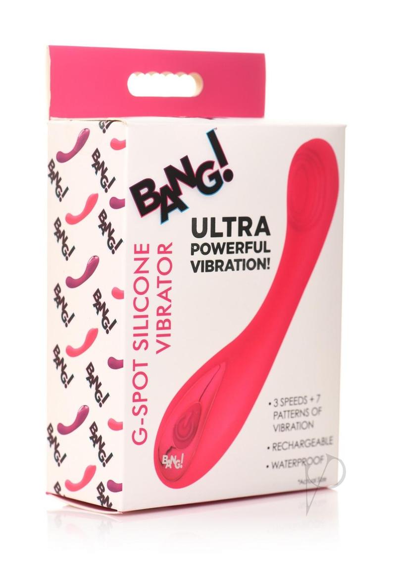 Bang Gspot Silicone Vibrator Pink