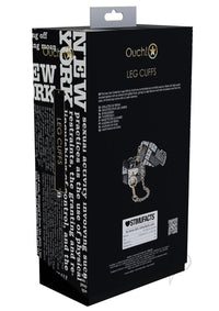 Ouch Ny Coll Leg Cuffs Blk