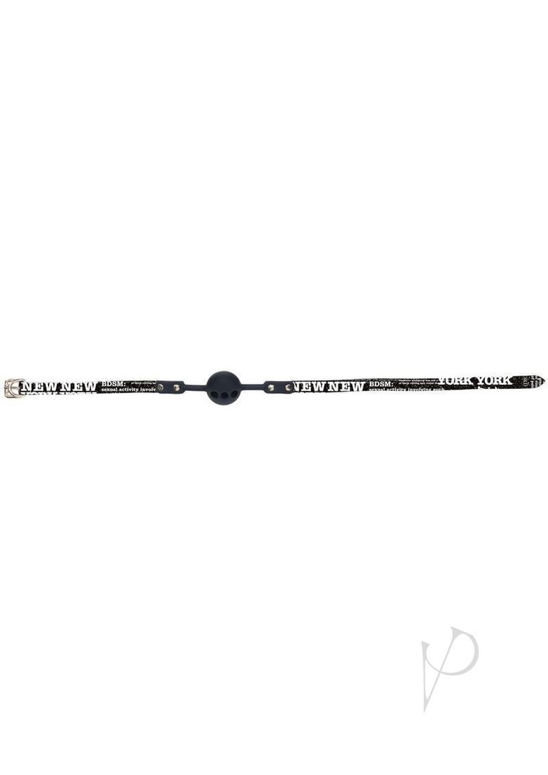 Ouch Ny Coll Ball Gag Blk