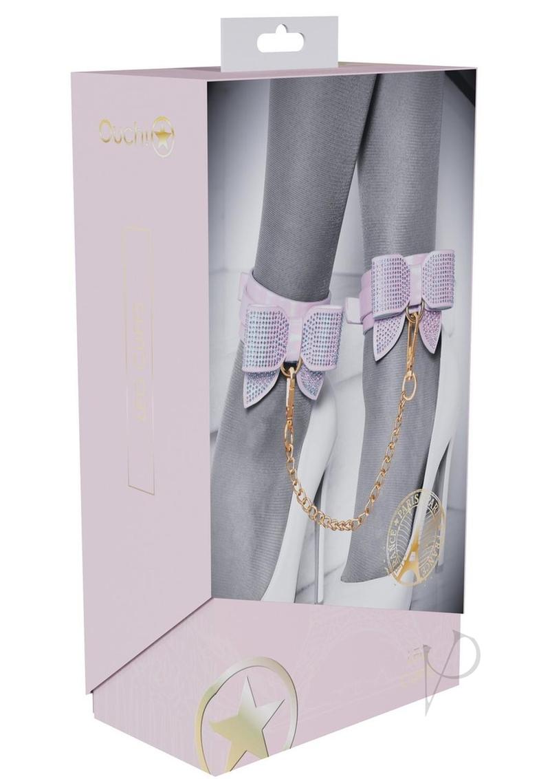 Ouch Paris Coll Leg Cuffs Pnk