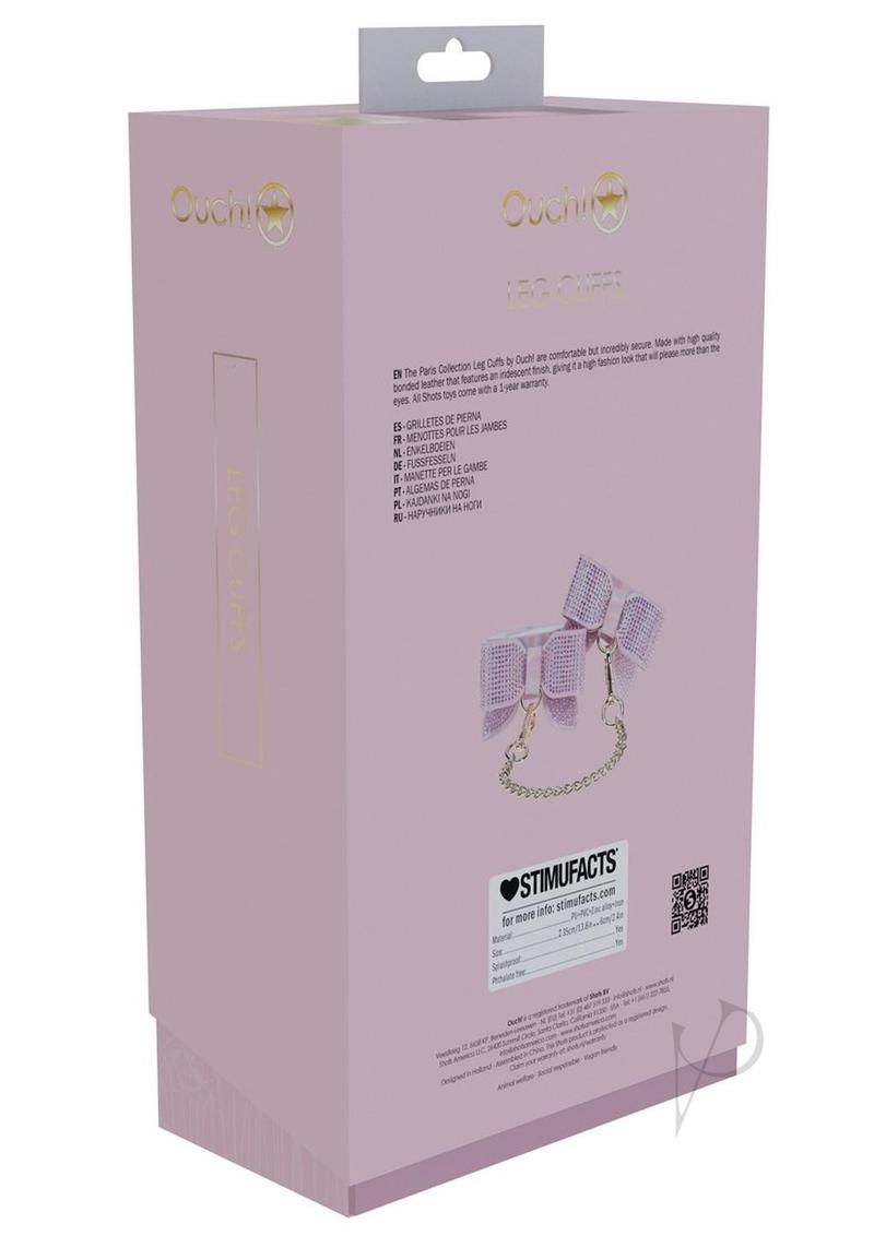 Ouch Paris Coll Leg Cuffs Pnk