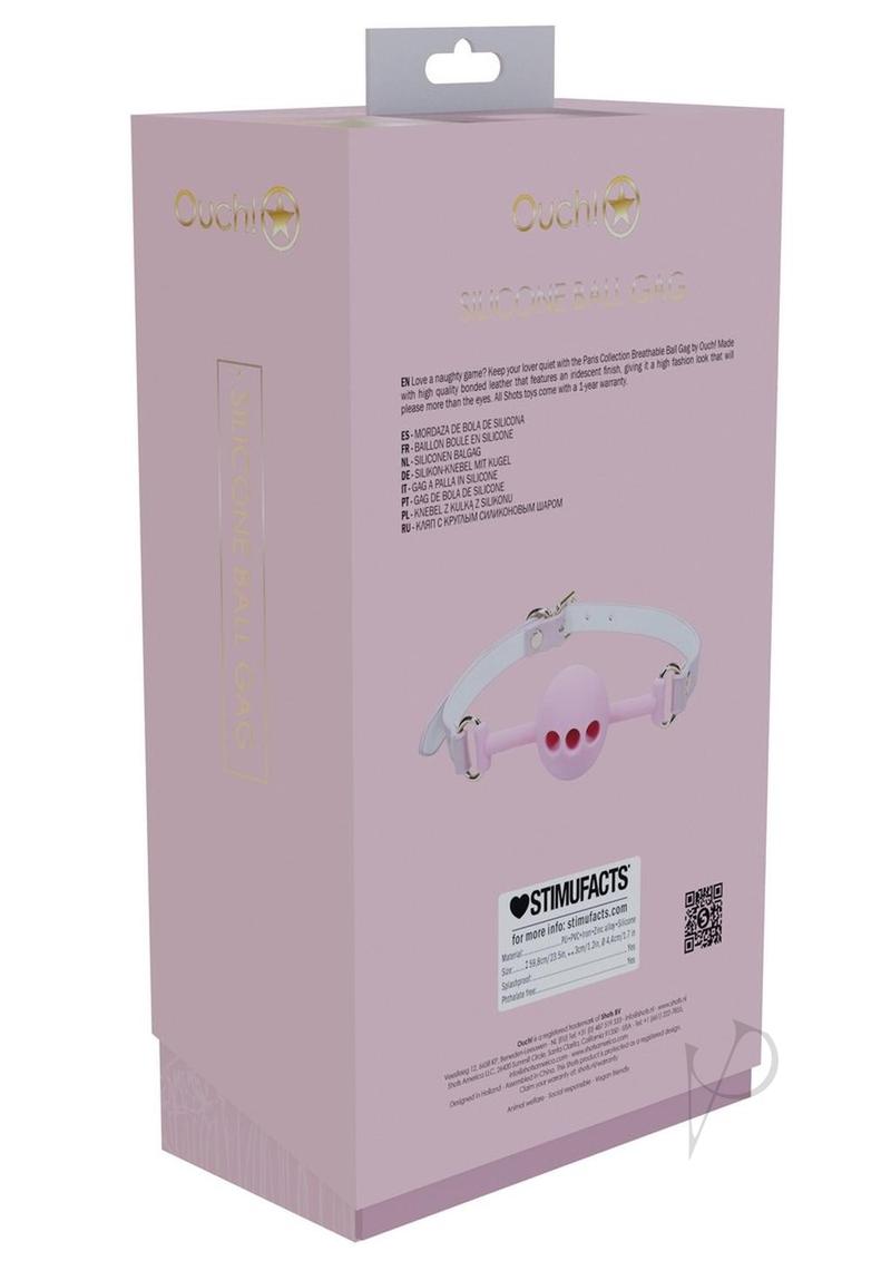 Ouch Paris Coll Ball Gag Pnk
