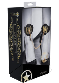 Ouch London Coll Leg Cuffs Blk