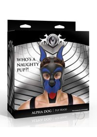 Ms Alpha Dog Pup Hood Blue