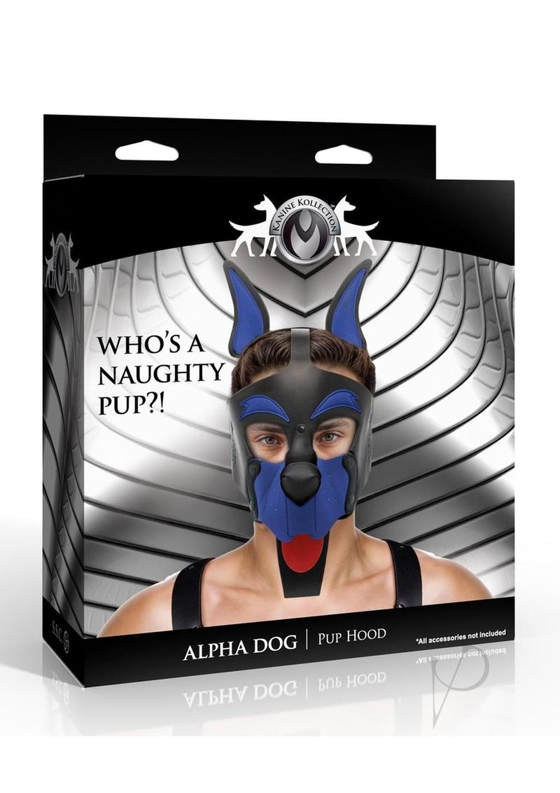 Ms Alpha Dog Pup Hood Blue
