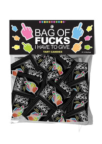 Bag Of Fucks I Have To Give Bag Of 25pk