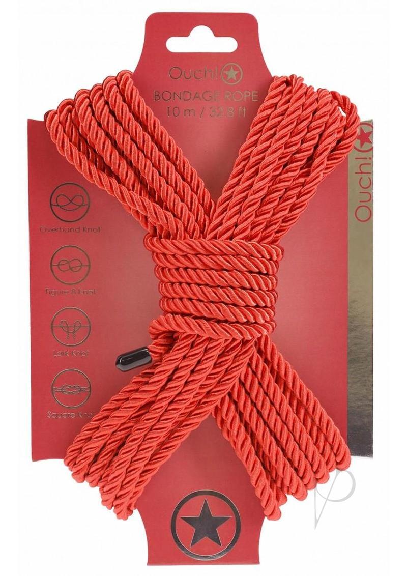 Ouch Bondage Rope 10 Meter Red