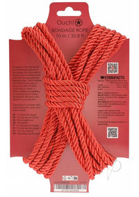 Ouch Bondage Rope 10 Meter Red