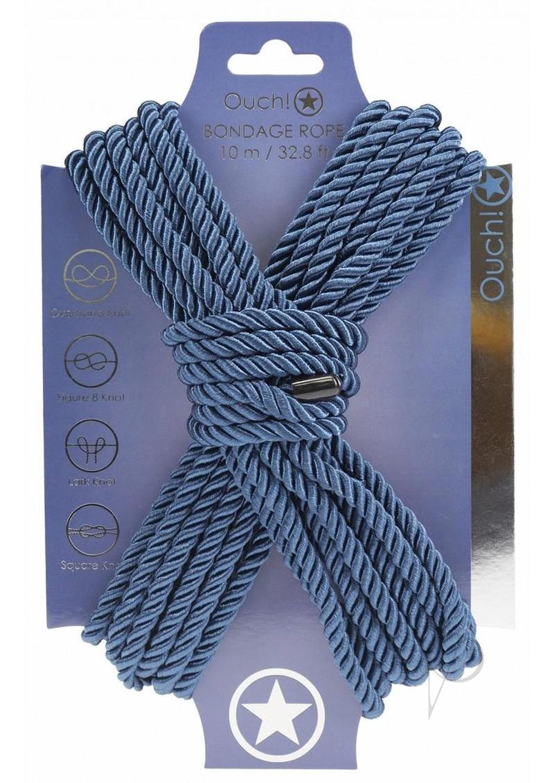 Ouch Bondage Rope 10 Meter Navy Blue