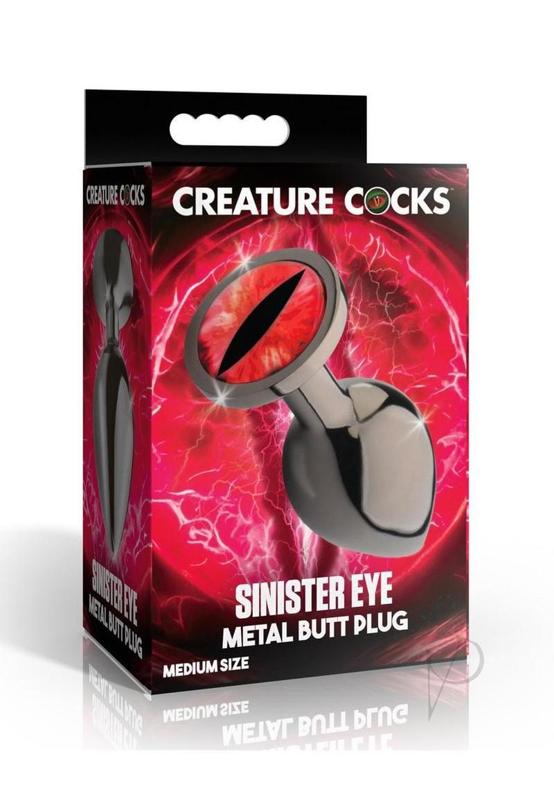 Creature Cock Red Eye Metal Plug Md