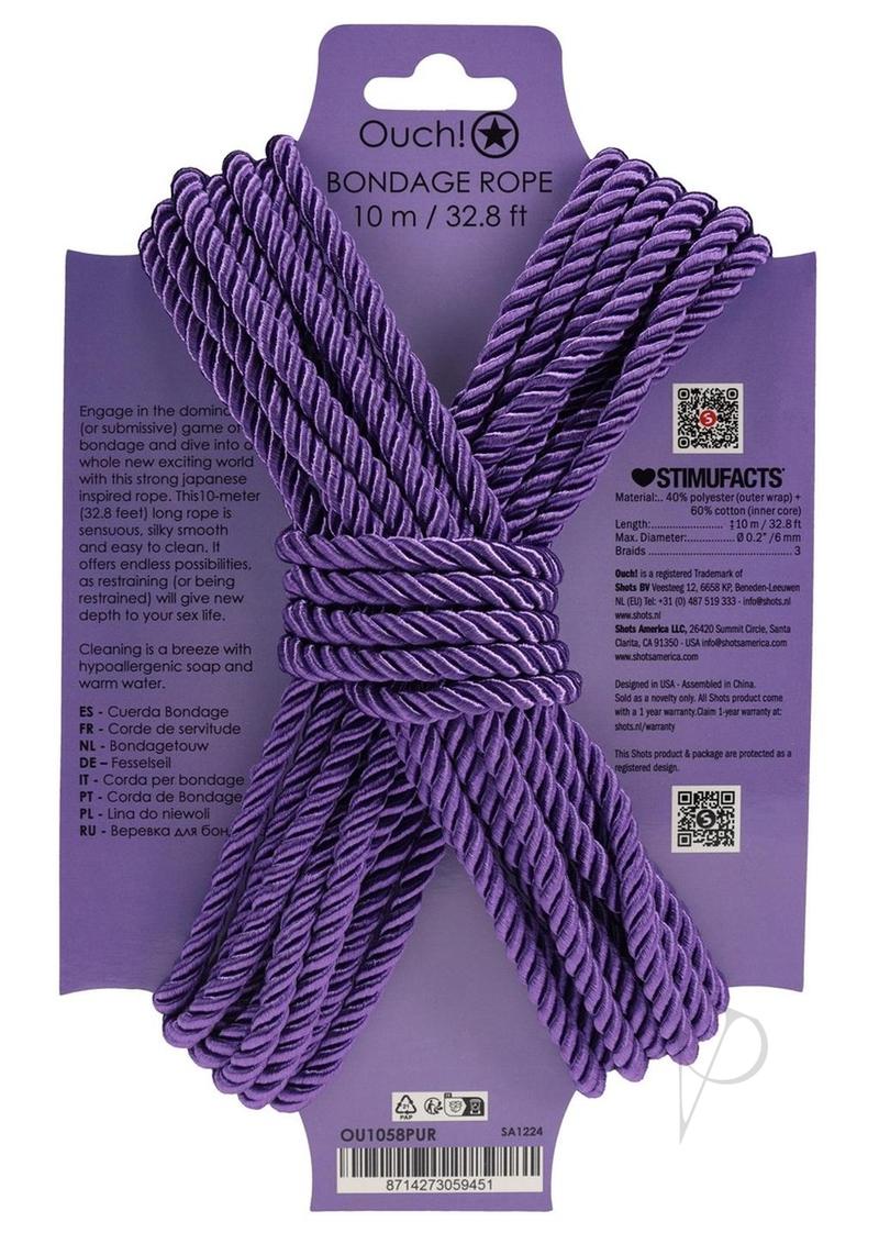 Ouch Bondage Rope 10 Meter Purple