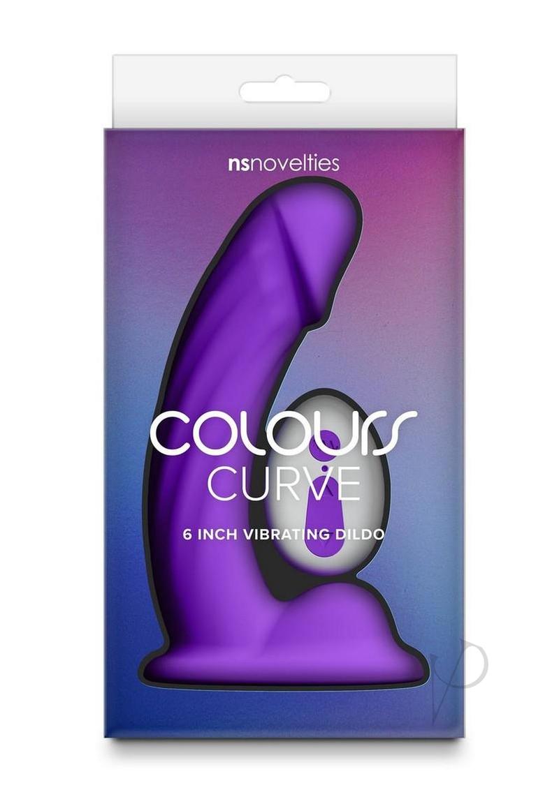 Colours Curve Dildo Vibe 6 Purple