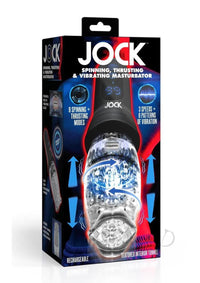 Jock Spin Thrust Vibe Masturbator Black