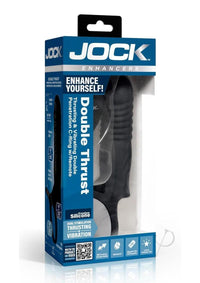 Jock Dbl Thrust Vibe Dp Cring Remote Blk