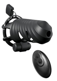 Fantasy Cringz Remote Cock Block Blk