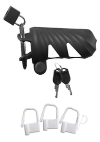 Fantasy Cringz Remote Cock Block Blk