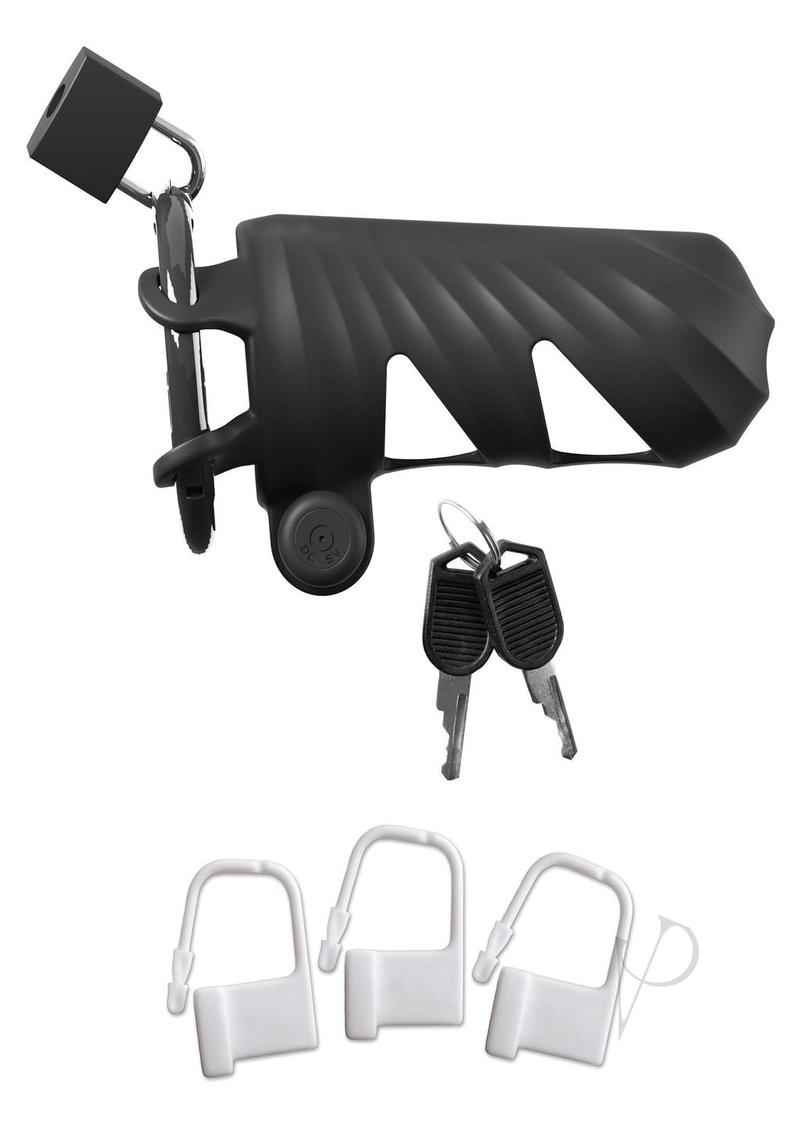 Fantasy Cringz Remote Cock Block Blk