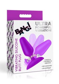 Bang Flexible Vibe Butt Plug Pur