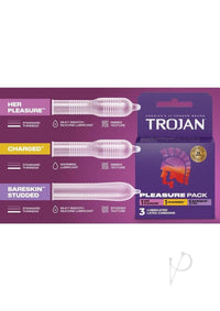 Trojan Pleasure Pack 3ct